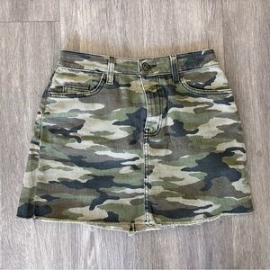 Carmar Camouflage Mini Skirt
